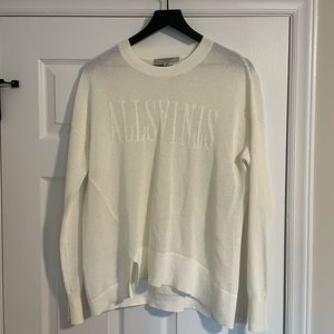 AllSaints Sheer Knit Sweatshirt